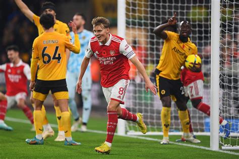 Arsenal v Wolverhampton Wanderers .